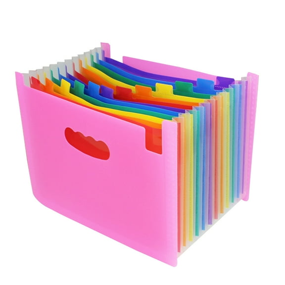 JZROCKER Multi-purpose Desktop Expandable Document File Folder 13 Pockets/24 Pockets