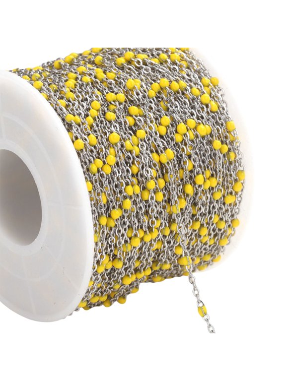 Multifuntional 2M Stainless Steel Chain Colorful Craft Chain Supplies Jewelry Component Suitable for Jewelry Designers