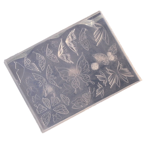 JZROCKER Multipurpose 3D Nails Art Carving Templates with Butterfly and Moon Designs for Acrylic Nails Craft Projects