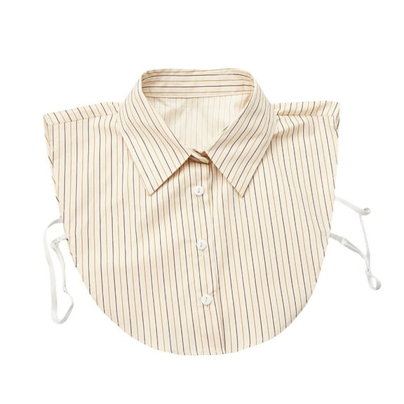JZROCKER Multipurpose Detachable Shirt Collar Insert for Women Elegant Half Blouse False Collar for Layering Outfits