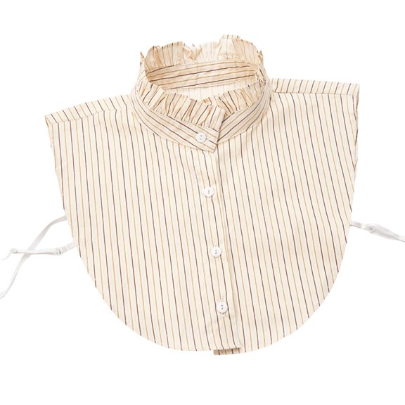 JZROCKER Multipurpose Detachable Shirt Collar Insert for Women Elegant Half Blouse False Collar for Layering Outfits