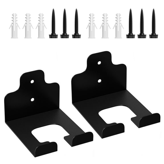 JZROCKER Multipurpose Wall Mounted Tool Holder Storage Solution With High Load Capacity 2 Pack Suitable for Garage and Garden Use