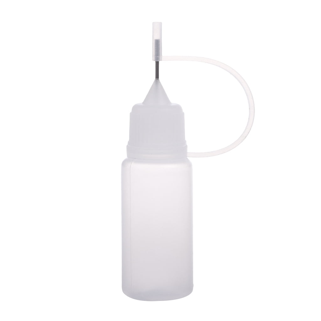 JZROCKER Needles Precision Tip Applicator Translucent Glue Bottle for