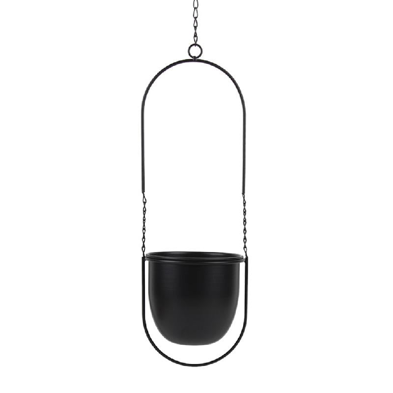 JZROCKER Nordic Metal Hanging Planter Flower Modern Wall Ceiling Green Hanger Holder Container Home Office Decor