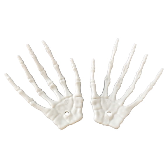 JZROCKER Novelty Trick Hand Skeleton Glow in the Dark Hand Bone Model Prank Decor Props For Halloween