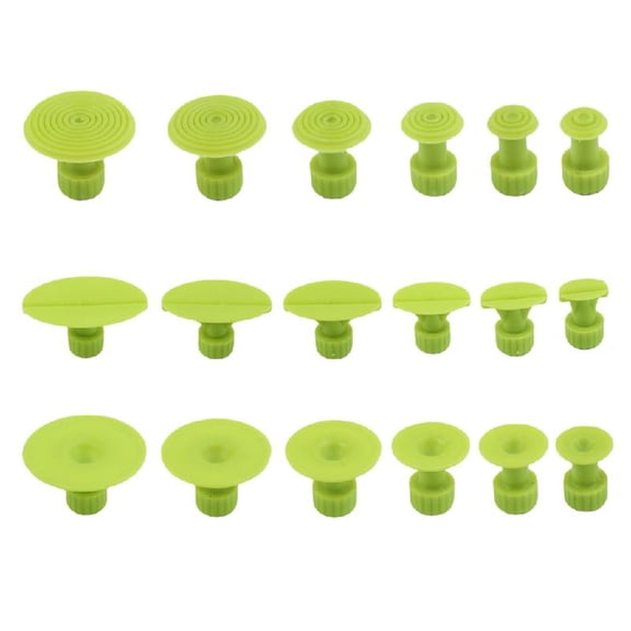 JZROCKER Nylon Green Dents Removal Tabs For Quick Car Body Repair For Various Dents Types Professional Home Use Pack Of 18