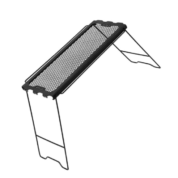 JZROCKER Outdoor Folding Table Cooking Grate Overfire Desk for Traveling, Barbecue