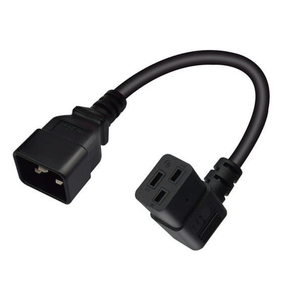 JZROCKER PDU UPS Power Cord IEC320 C19 to C20 Power Cable Convenient Travel Cord