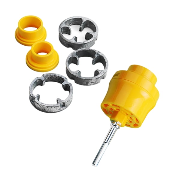JZROCKER PVC Thread Maker Tool for Electric Drill Pipe Threader PVC Thread Maker Tool 1/2inch 3/4inch 1inch for Pipe
