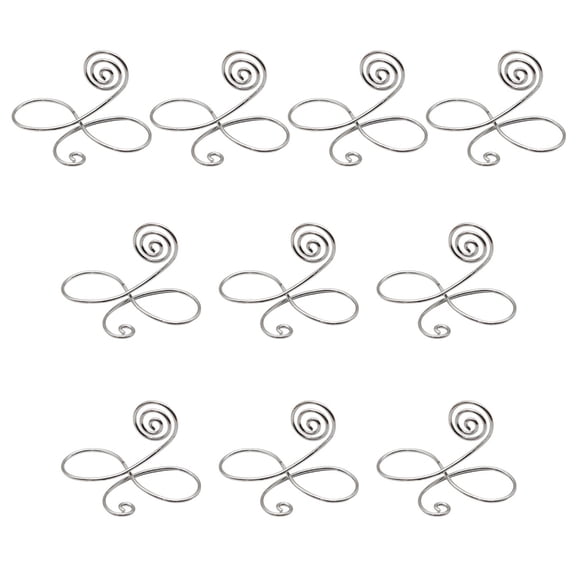 JZROCKER Pack Of 10 Stylish Glasses Design Place Cards Holders, Functional Table top Sign Holders For Weddings And Celebration