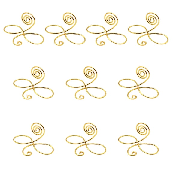 JZROCKER Pack Of 10 Stylish Glasses Design Place Cards Holders, Functional Table top Sign Holders For Weddings And Celebration