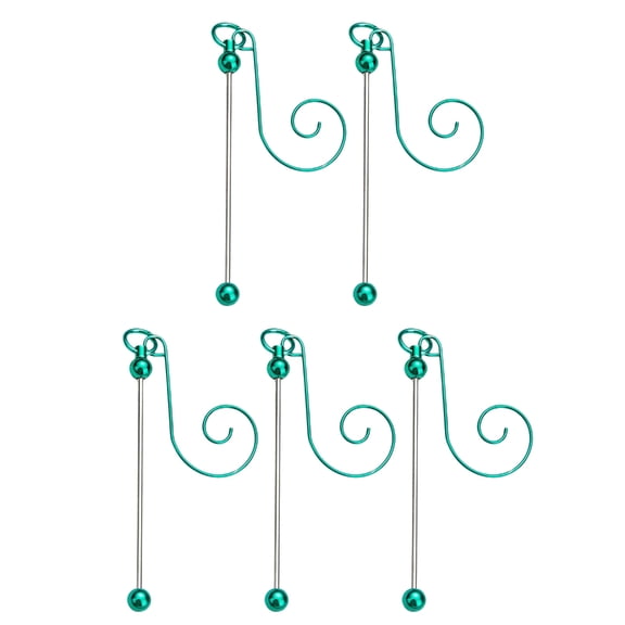 JZROCKER Pack Of 5 Metal Beadable Hangers for Christmas Enthusiasts And Craft Lovers Handmade Decoration Supplies Jewelry Kits