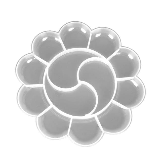 JZROCKER Paint Tray Reusable Plastic Palettes Professional DIY Art