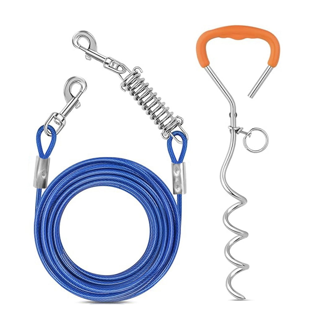JZROCKER Pet Leashes Chain Leads Pet Dogs Chain Tractions Rope Leads Control Leashes for Media Large Dogs