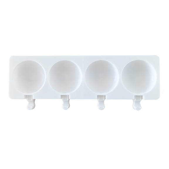 JZROCKER Popsicles Silicone Molds BPA Free Ice Cream Bar Mold 4 Cavities Ice for Pop Mold