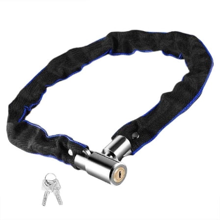 JZROCKER Portable Bike Chain Lock Road Bike Safety Chain Lock With 2 Key for Cycling
