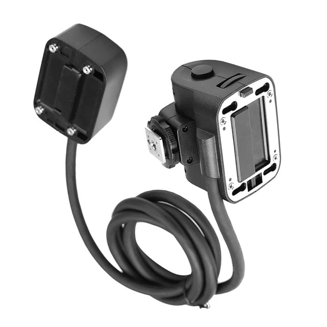 JZROCKER Portable Split Design Flash Head Base with Cable EC200 AD200