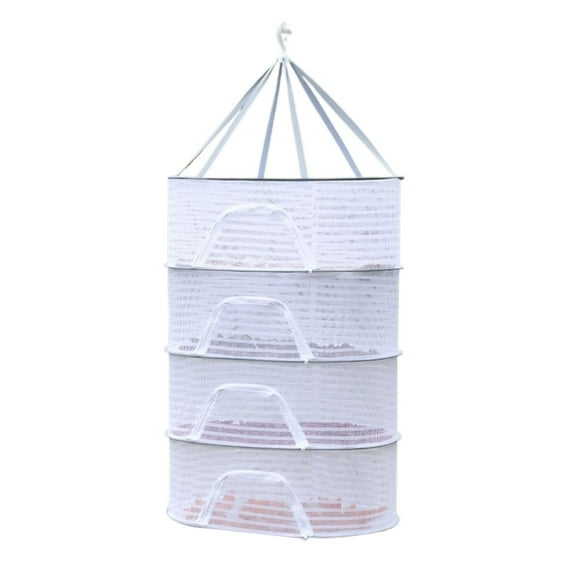 JZROCKER Practical Foldable Mesh Drying Rack Vegetable Dryer Indoor ...