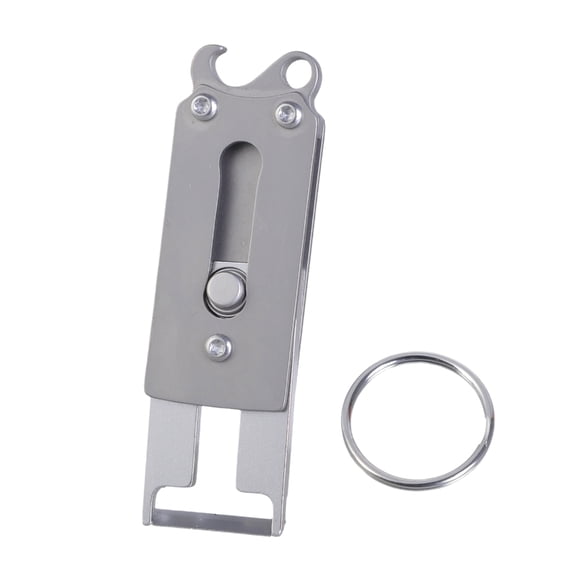 JZROCKER Practical Pocket Multitool with Retractable Fruit Peeler and Keychains Bottle Opener Metal Outdoor Camping Accessories