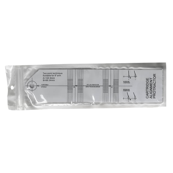 JZROCKER Precisions Acrylic Gauge Ruler Calibration Distance Gauge Alignment Protractor Tool Cartridge Adjustment Ruler