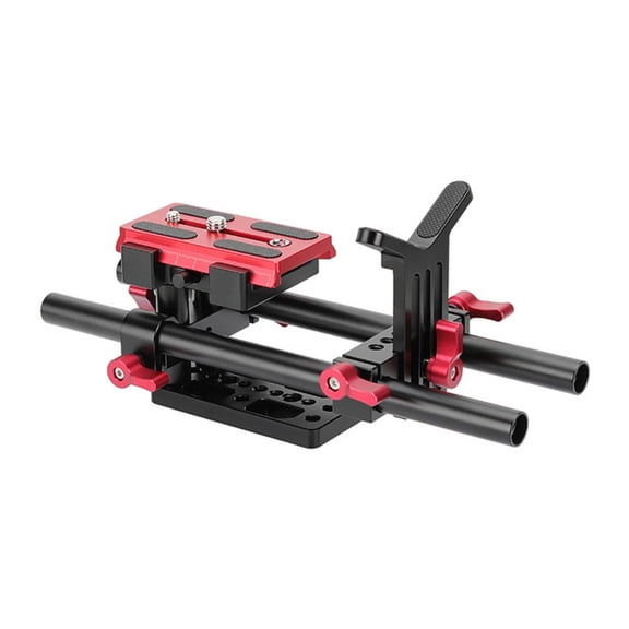 JZROCKER Quick Release Plate Base Quick Release Base Plate Kits with 1/4 3/8 Thread Expansion Adapter For DSLR Camera Accessories