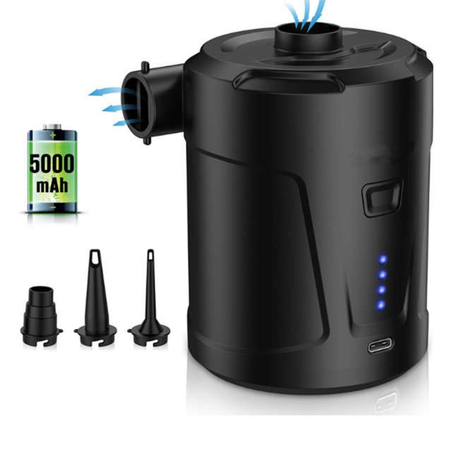 JZROCKER Quickly Fill Inflator Deflator Airs Pump with 3 Nozzles Fast