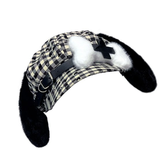JZROCKER Retros Styles Baseball Hat Unique Dog Bone Shape Hat Personality Styles Hat for Fashion Individuals