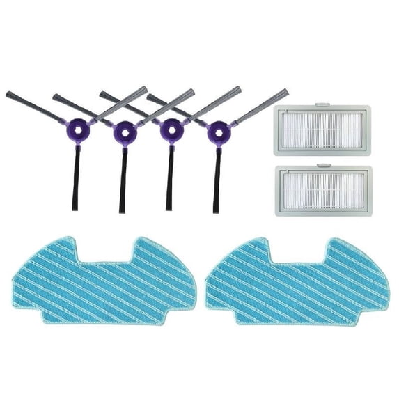 JZROCKER Robot Vacuum Side Brush Filter Rollers Brush Mop Pad ABS Texture for i5Young