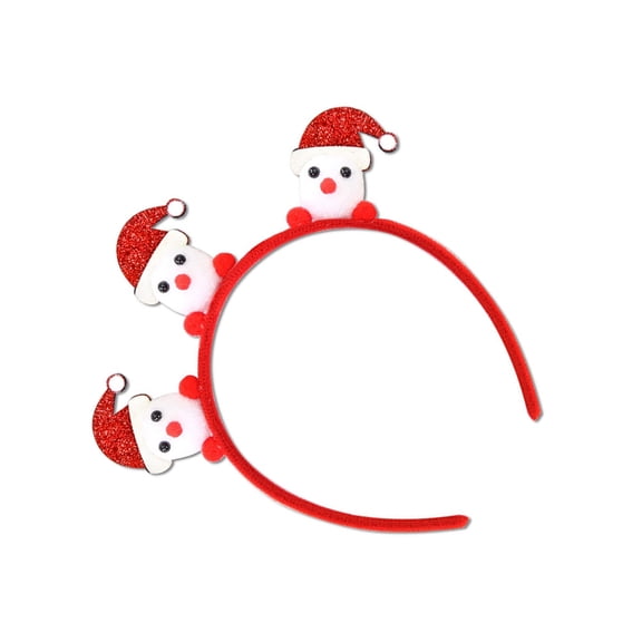 JZROCKER Santa Hairband Festival Hairhoop Family Gathering Headwear Christmas Decoration