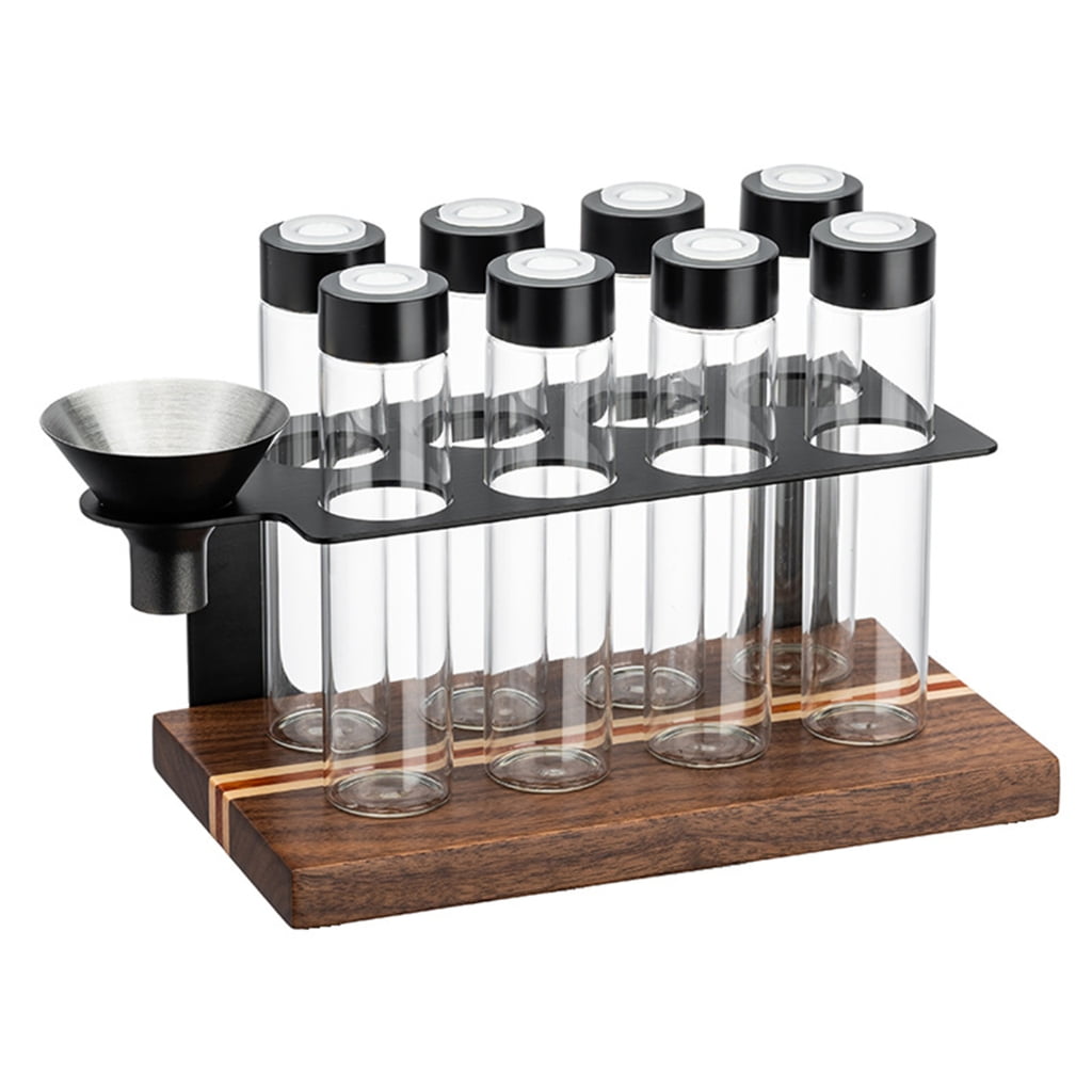 JZROCKER Serving Coffee Glass Tubes Coffee Display Tubes Coffee Storage ...
