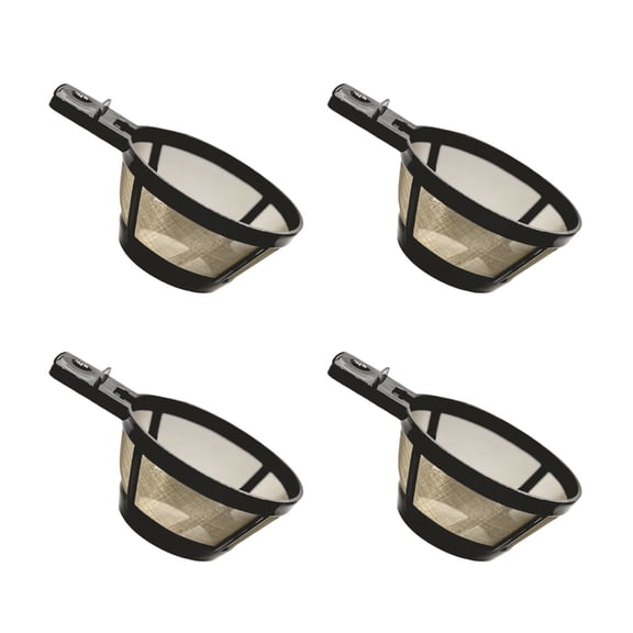 JZROCKER Set of 4 Reusable Coffee Filter Basket Multifunctional Coffee Strainer Crafted For Enthusiasts And Cafes Alike