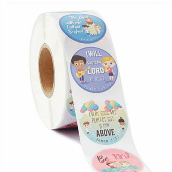 JZROCKER Set of 500 Christian Terms Stickers Round Label Stickers Round Sticky Stickers