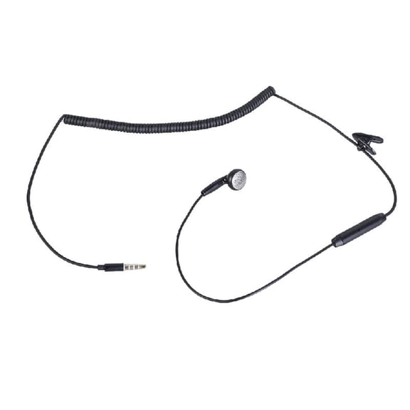 JZROCKER Single Earbud with Reinforced Cord and Microphone for Enhances Durability and Multifunctional Use Handfree Communication