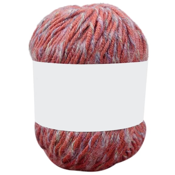 JZROCKER Skein Yarn for Clothing and Accessories Mixed-color Soft Crochet Yarn