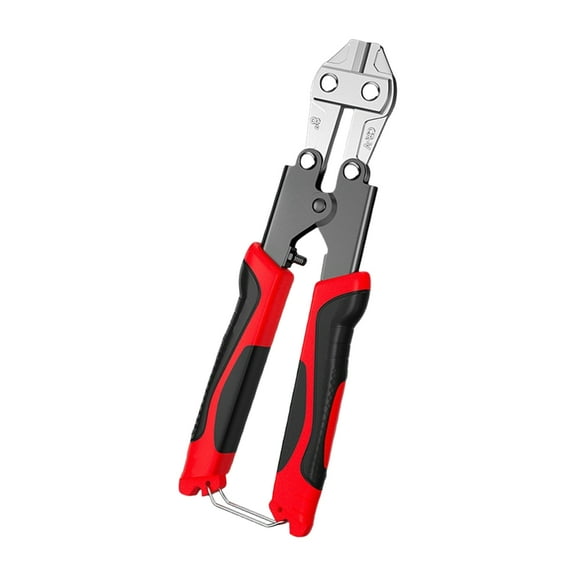 JZROCKER Small 8Inch Labor Saving Lock Chain Cutter with Ergonomic Design Screw Cutter Wire Rope Cutting Plier Scissors Hand Tool