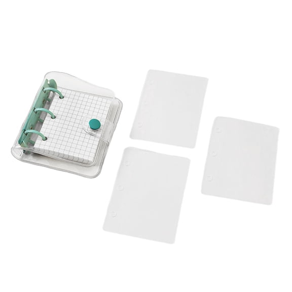 JZROCKER Small Loose Leaf Notebook Planner 80 Sheet Gridded for Daily Scheduling
