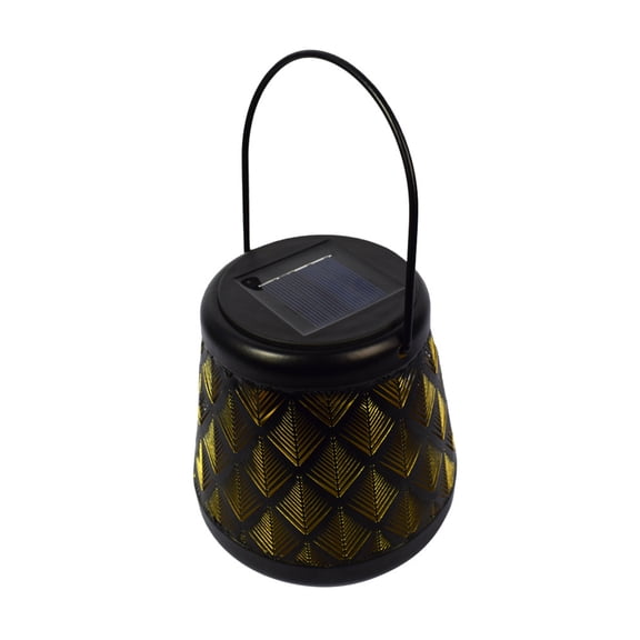 JZROCKER Solar Lantern Outdoor Light Metal Decorative Stake Garden Lights Waterproof Table Lamp for Patio Yard Decor