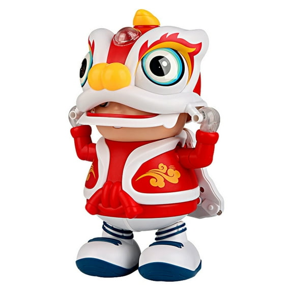 JZROCKER Sound Light Toy for Kids Lion Dancing Doll Walking Musical Toy with Lights