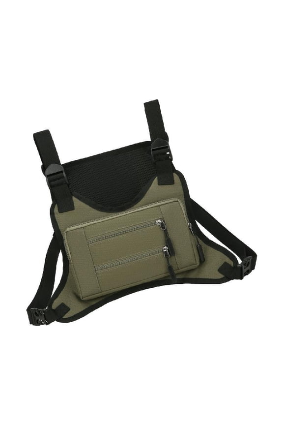 Sports Chest Pack Lightweight Running Waist Pack with Pocket For Cycling Hiking