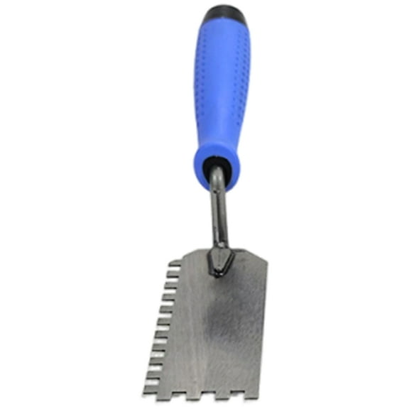 JZROCKER Square Tooth Trowel Drywalls Repair Scraper Putty Building Tool For Efficient Mortar Spreading Tile Installation
