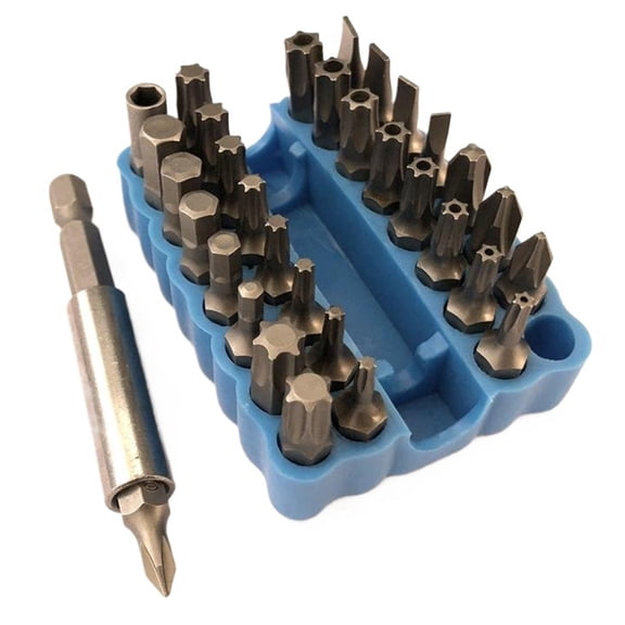 JZROCKER Steel Security Bits Set Featuring Designs with Bit Holder for Quick Changes In Electronic Device Repair