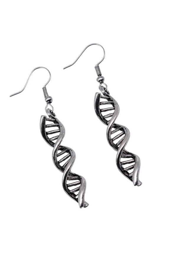 Stylish DNA Inspired Earrings Distinctive DNA Design Earrings Charm For Those Who Appreciate Science And Styles