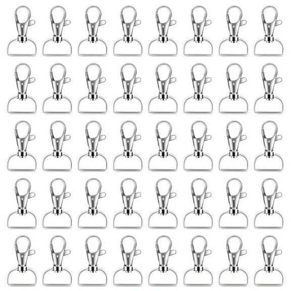 JZROCKER Swivel Clasp Swivel Snap Hooks Trigger Clips 1 Inch D Rings Metal Lobster Claw