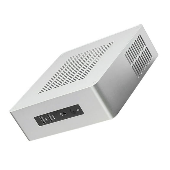 JZROCKER TA65 ITX HTPC Computer Case Desktop Case with USB3.0 Port Industrial Control for Home Theater PC Gaming