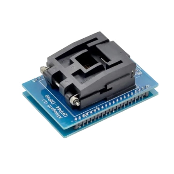 JZROCKER TQFP44 to DIP40 Test Socket IC Programmer Adapter for Quick Setting and Testing of ATmega16 ATmega32 and More