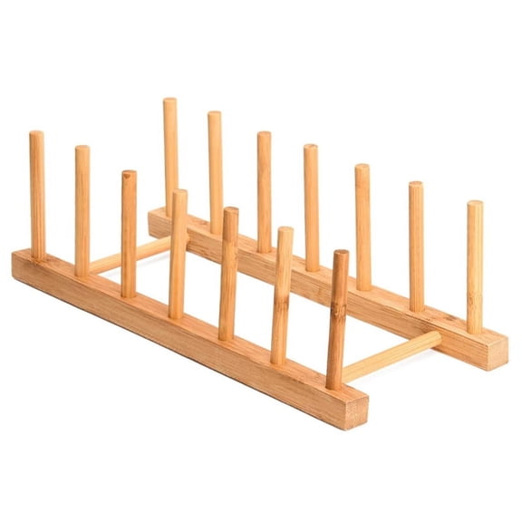 JZROCKER Timber Vinyl Record Storage Holder Display Stand Dish Plate Bowl Cup Book Pot Lid Drying Rack Shelf Organizer