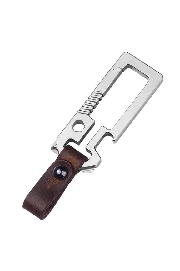 Titaniums Alloy Waist Hanging Keychain Buckles with Bottle Opener Screwdriver