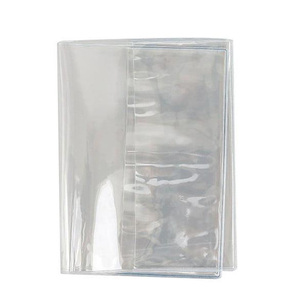JZROCKER Transparent PVC Book Sleeve A6/A5 BooK Cover Binder Notebook Cover Waterproof