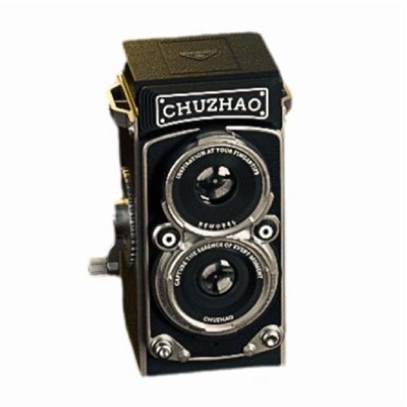 JZROCKER Travel Friendly Small Digital Camera Double Lens 12MP CMOS Camera Vintage Styles for Outdoor Adventures Women Girl