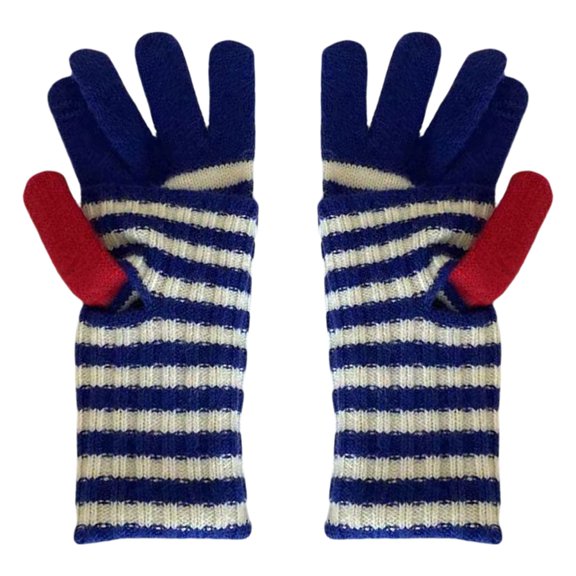 JZROCKER Trendy Thermal Gloves Warm for Men Women Knitted Gloves Full Finger